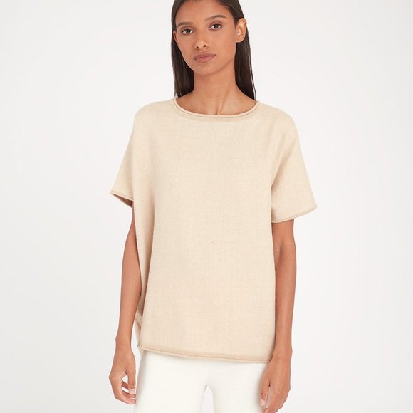 Cuyana 100% Baby Alpaca Sweater Cocoon Silhouette - Picture 1 of 12